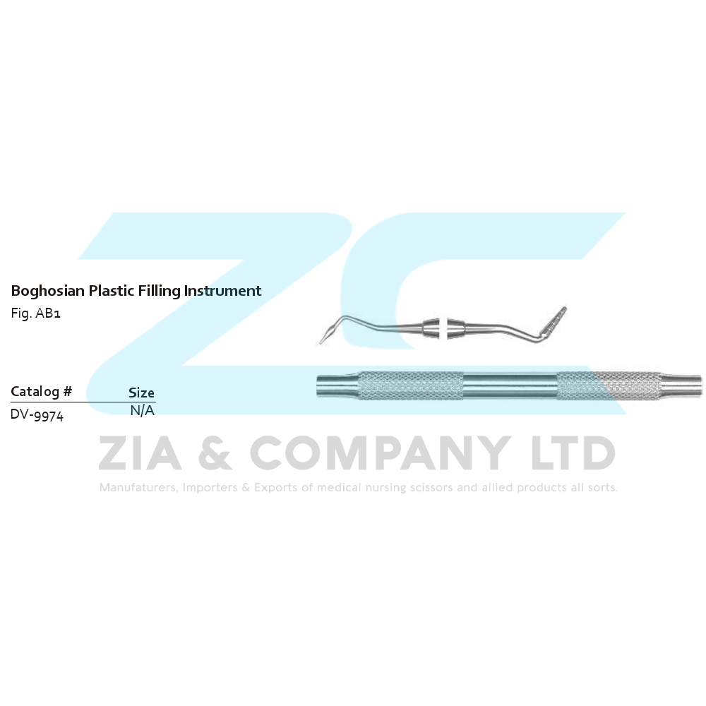 Boghosian Plastic Filling Instrument