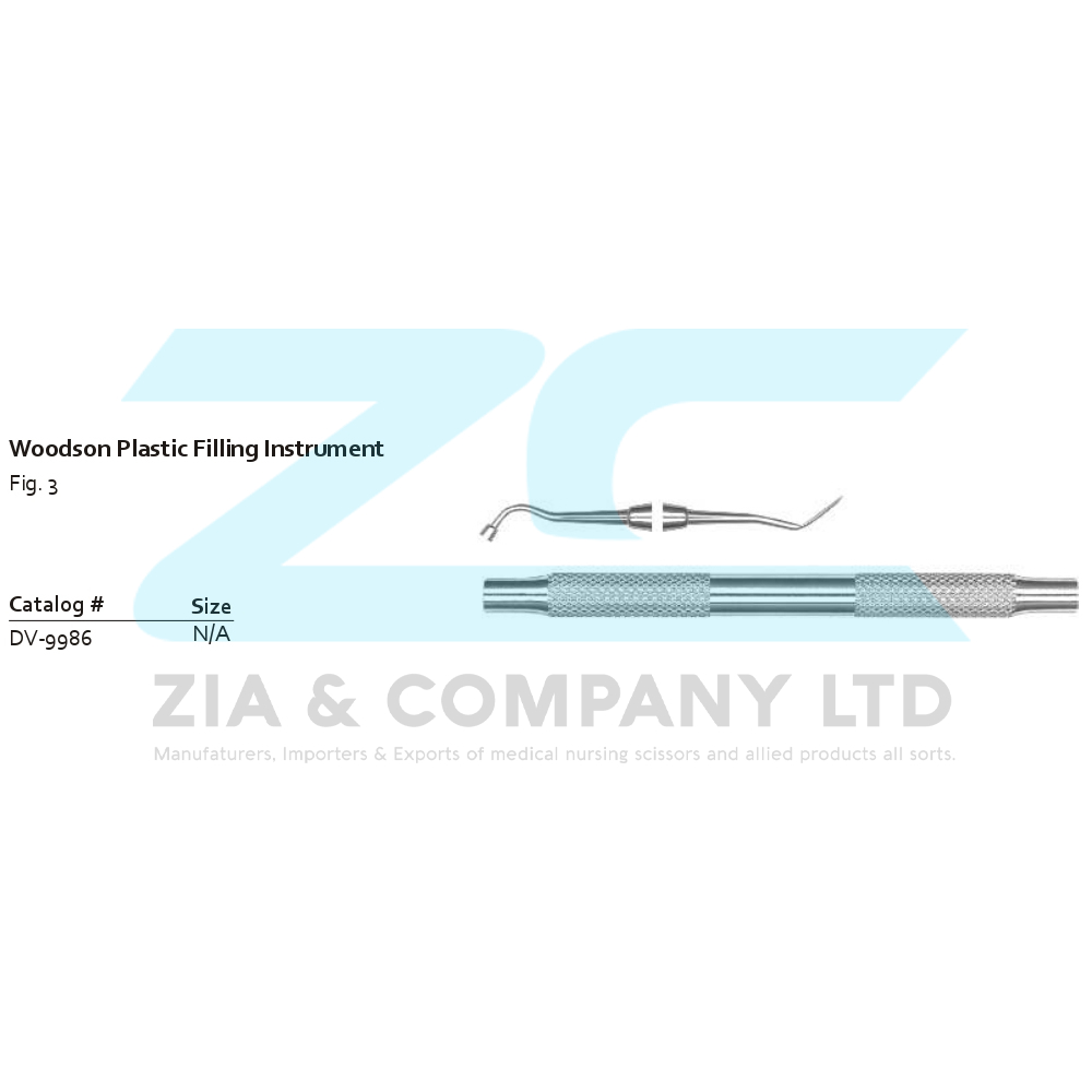 Woodson Plastic Filling Instrument