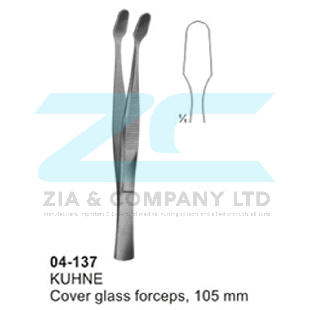 Kuhne Cover Glass Forceps