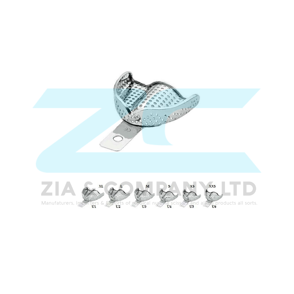 Perforated Upper Impression Tray With Retention Rim