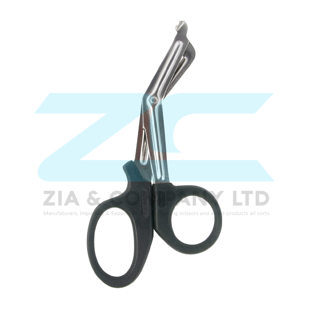 Utility Scissors Black Plastic Handle 19cm