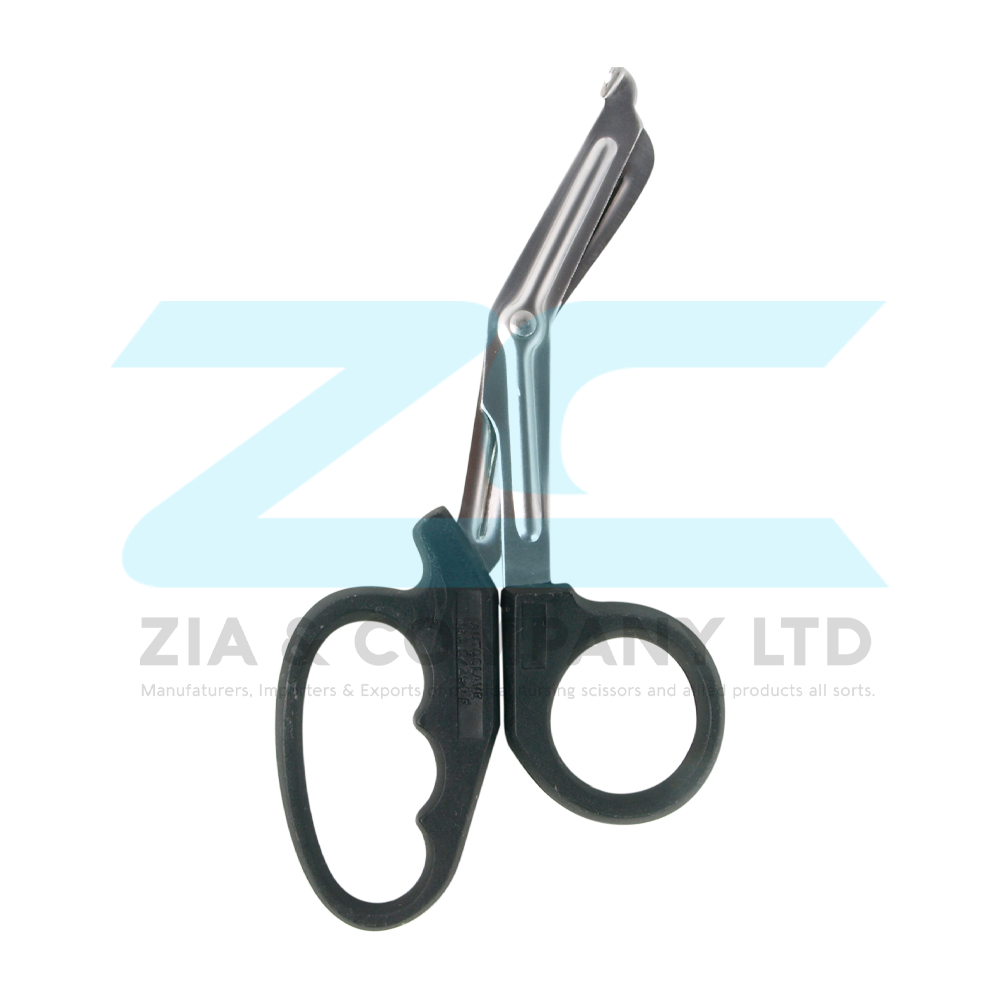 Utility Scissors Black Plastic Finger Handle 14cm