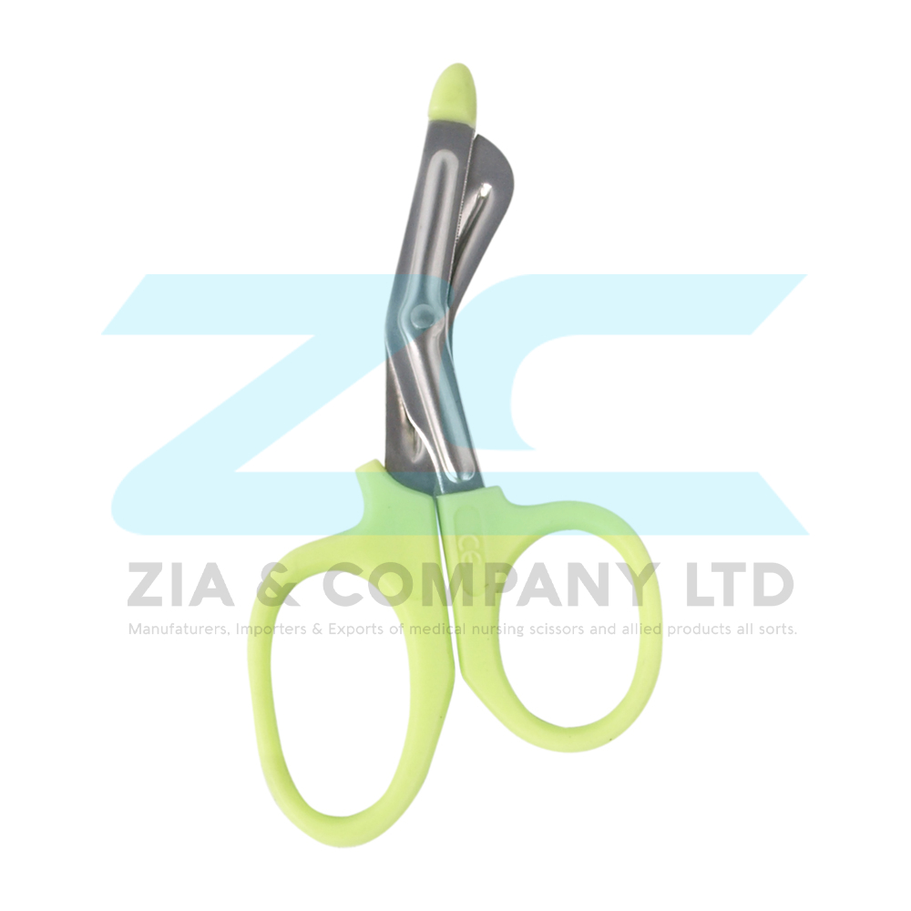 Utility Scissors Yellow Plastic Handle and Plastic Tip 9cm