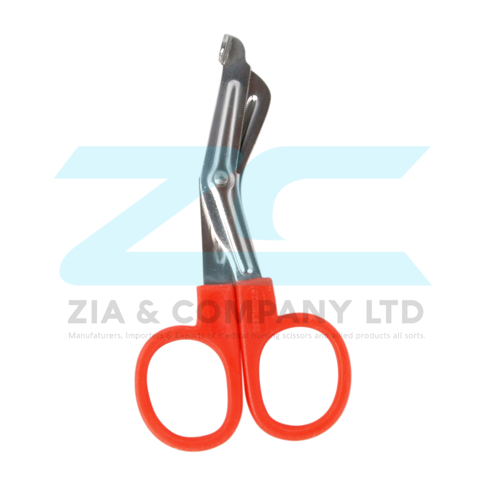Utility Scissors Red Plastic Handle 9cm