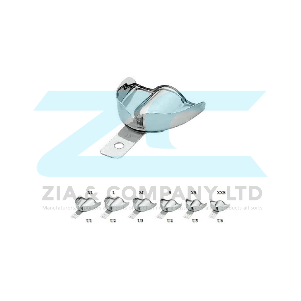 Solid Upper Impression Tray W or O Retention Lock