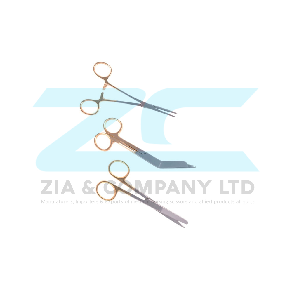 Powder and Gold Plated Scissors Sets