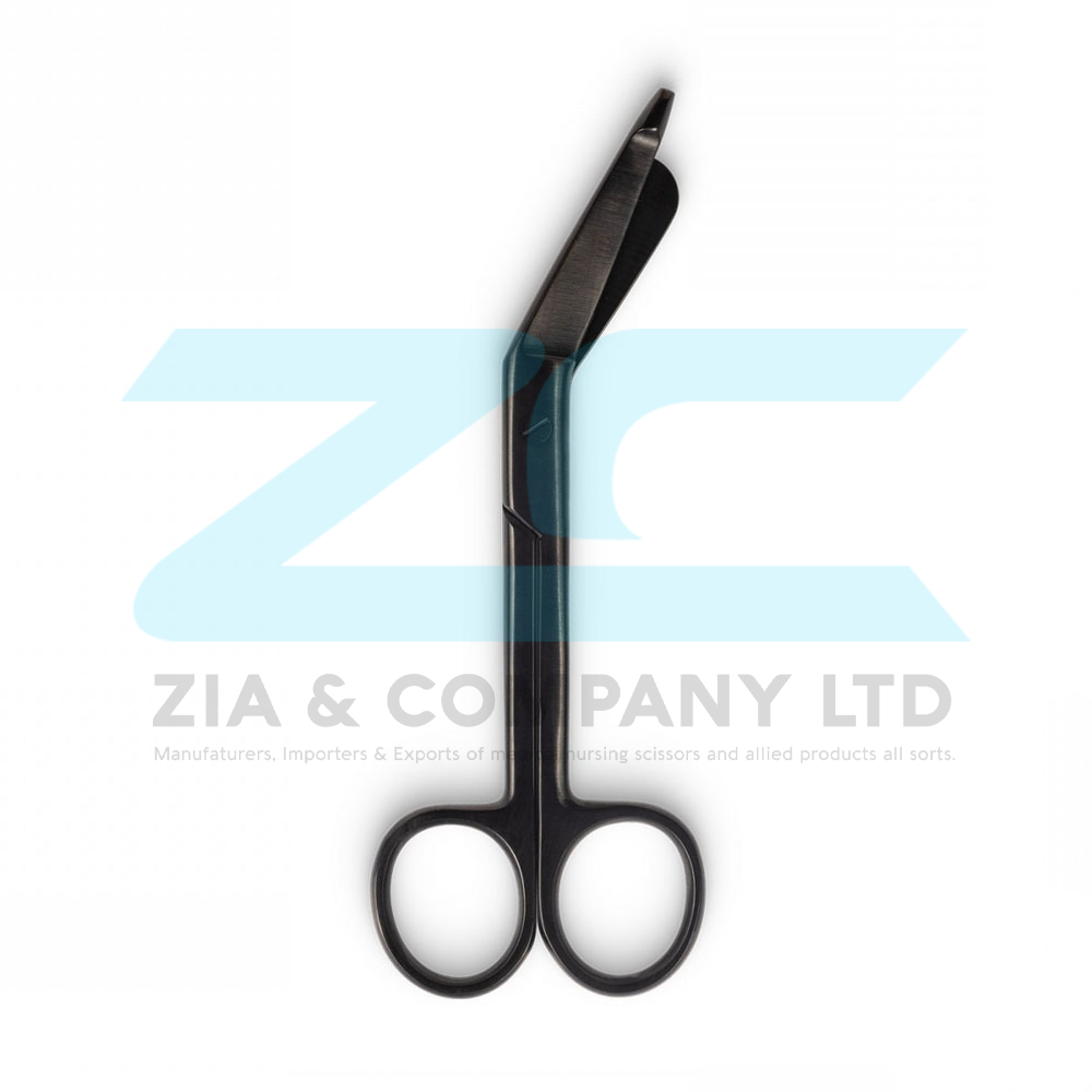 Bandage Scissors Black Plasma Coated 14cm